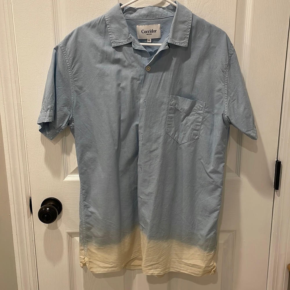 Corridor New York Blue Dye Camp Shirt